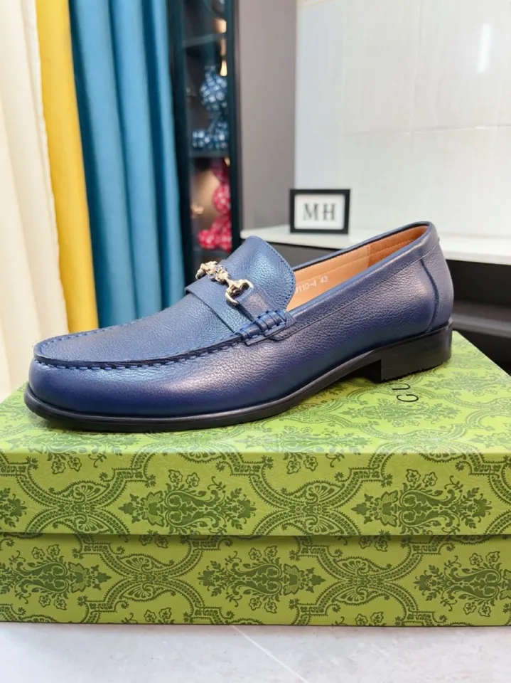 Men's shoes 💰500🌹🌹Niuli [GUCCI Gucci] A new style of formal men's leather shoes is coming~ The original quality upper is made of patent leather imported from Italy, the leather is soft and delicate, comfortable and soft first-layer cowhide lining, rubber wear-resistant outsole, the shoe shape is dignified and domineering, and the luxury charm cannot be concealed! The natural and free nouveau riche leads the trend. Code number: 38-44